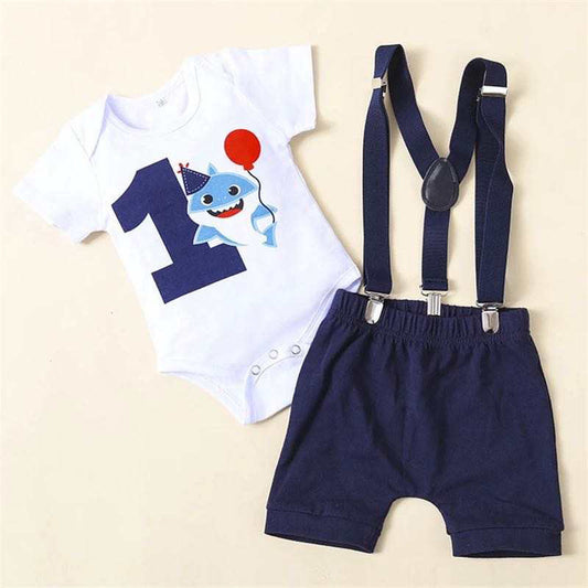 Baby shark 1 st birthday outfit